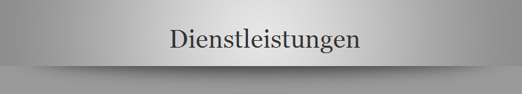 Dienstleistungen